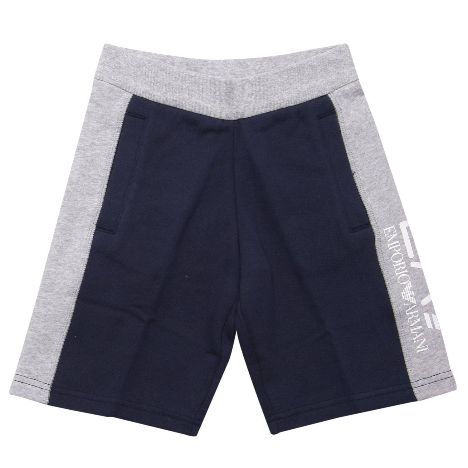 Pantalón corto EA7 Emporio Armani Junior - Azul/Gris