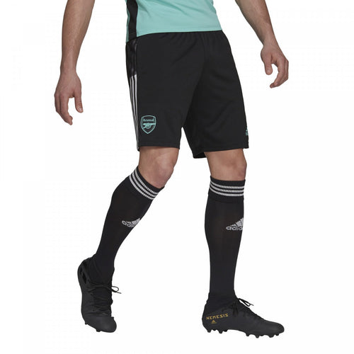 Pantalón corto de entrenamiento Arsenal Tiro 2021/2022 - Negro/Verde - Footkorner