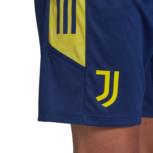Juventus training shorts - Blue/Yellow - Footkorner