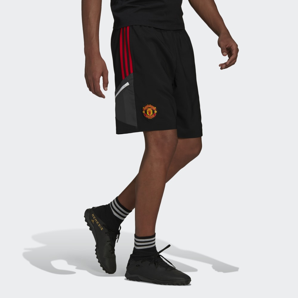 Pantalón corto de entrenamiento Manchester United 2022/2023 - Negro/Rojo