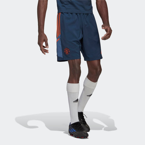 Manchester United Condivo Training Shorts - Blue/Orange  - Footkorner