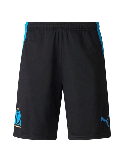 Short d'entrainement OM 2021/2022 - Noir/Bleu - Footkorner