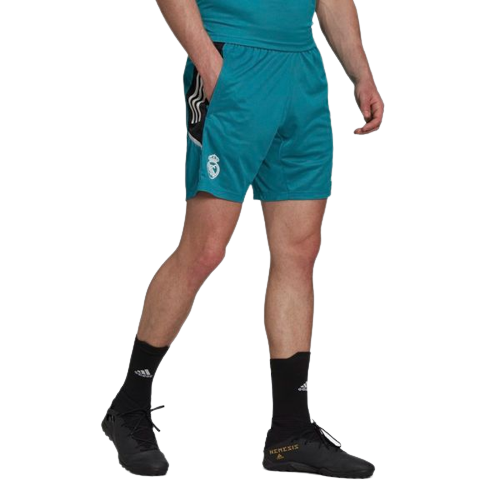 Real Madrid Condivo Trainingsshorts 2021/2022 – Grün/Schwarz - Footkorner