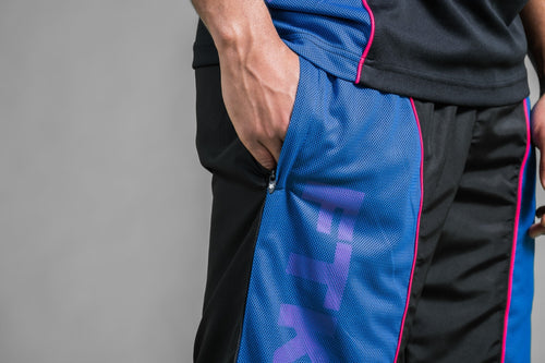 FK Mesh Shorts - Black/Blue/Purple - Footkorner