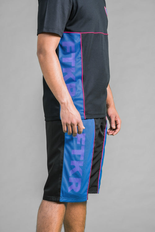 FK Mesh Shorts - Black/Blue/Purple - Footkorner