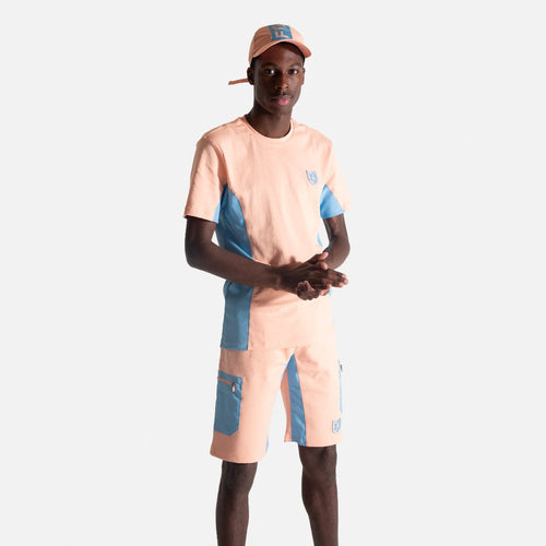 Short FK Pastel - Saumon/Bleu - Footkorner