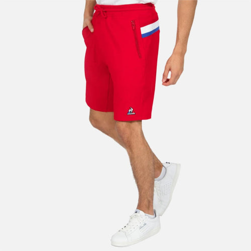 Short Le Coq Sportif Tricolore - Rouge - Footkorner