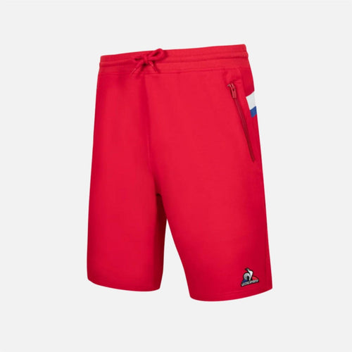 Short Le Coq Sportif Tricolore - Rouge - Footkorner