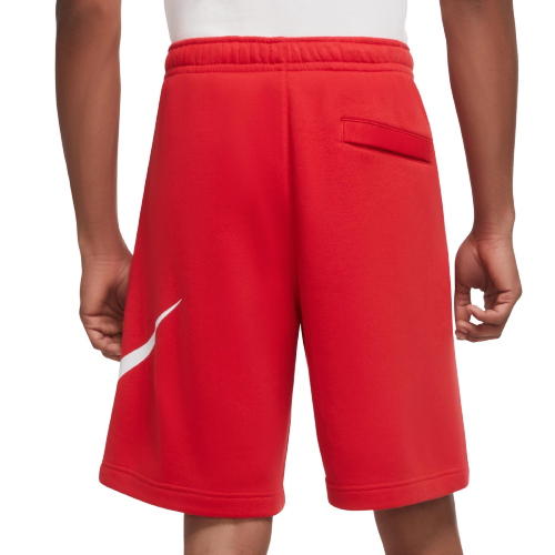 FootkornerPantalón corto Nike Sportswear Club - Rojo/Blanco