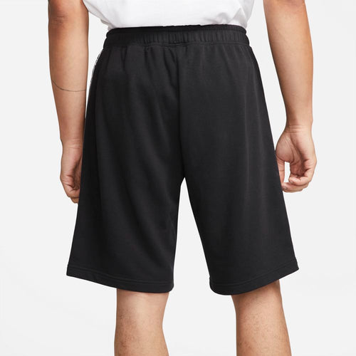 Nike Sportswear Repeat French Terry Shorts - Black/White - Footkorner