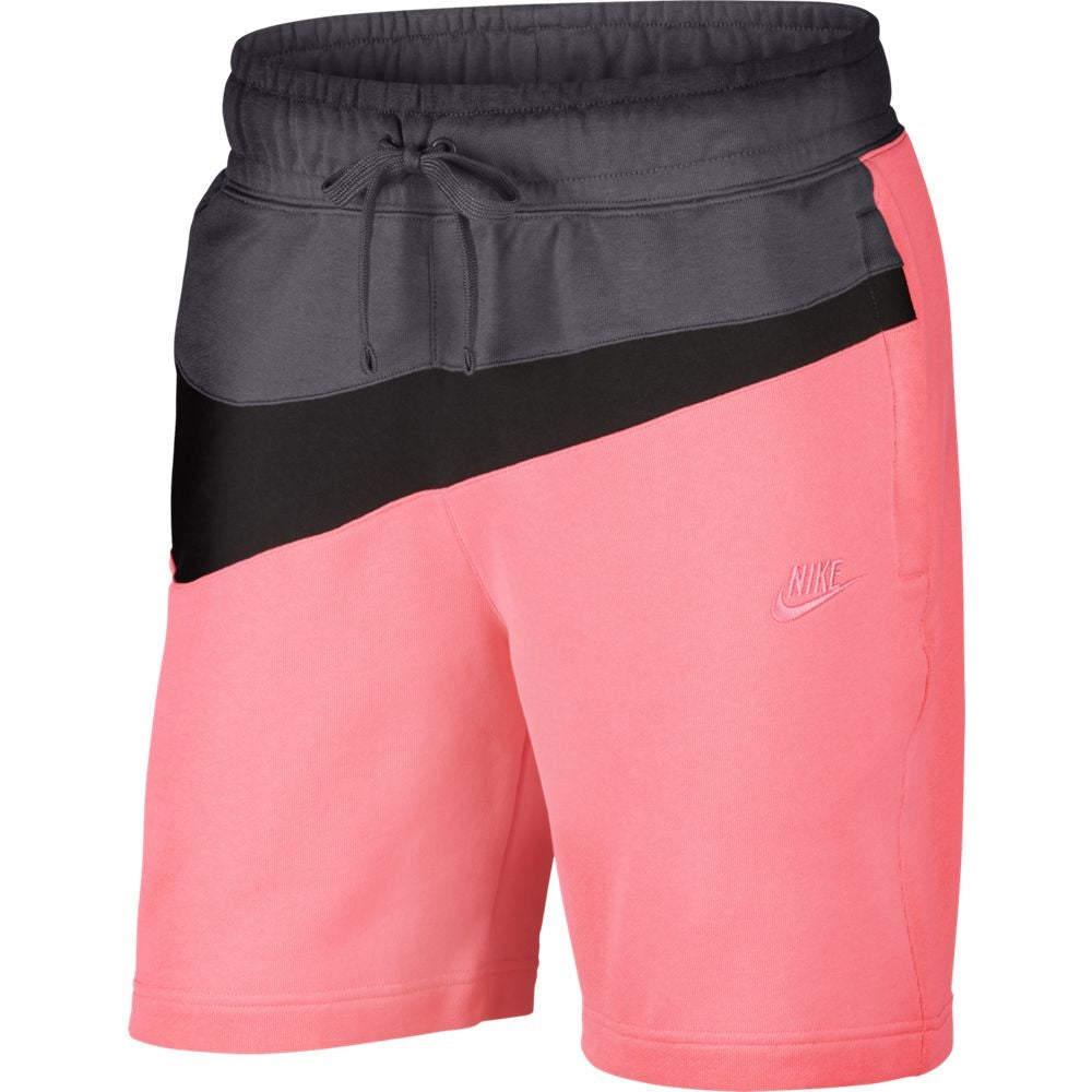 FootkornerNike Swoosh Shorts - Pink/Black/Grey