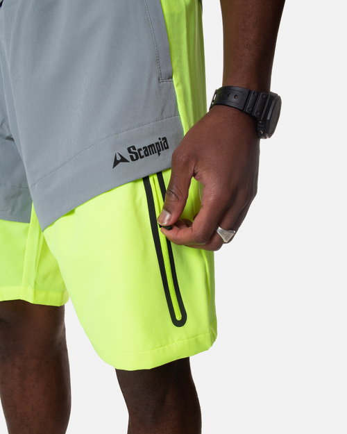 Pantaloncini Scampia Scalare - Giallo/Grigio - Footkorner