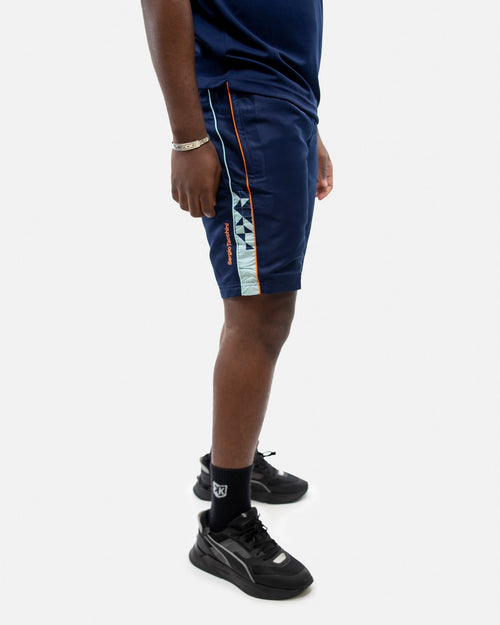 Pantalón corto Sergio Tacchini Dispersa - Azul/Naranja - Footkorner