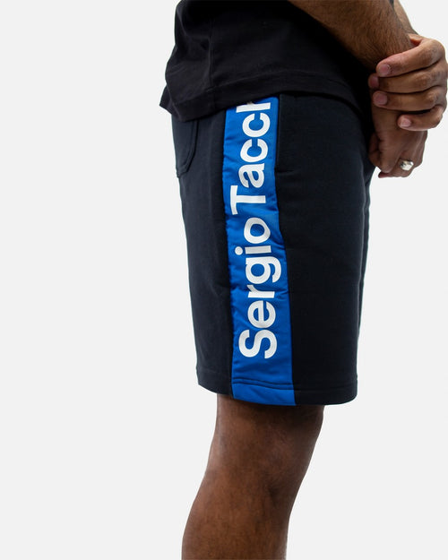 Sergio Tacchini Fascia Shorts - Black/Blue/White - Footkorner