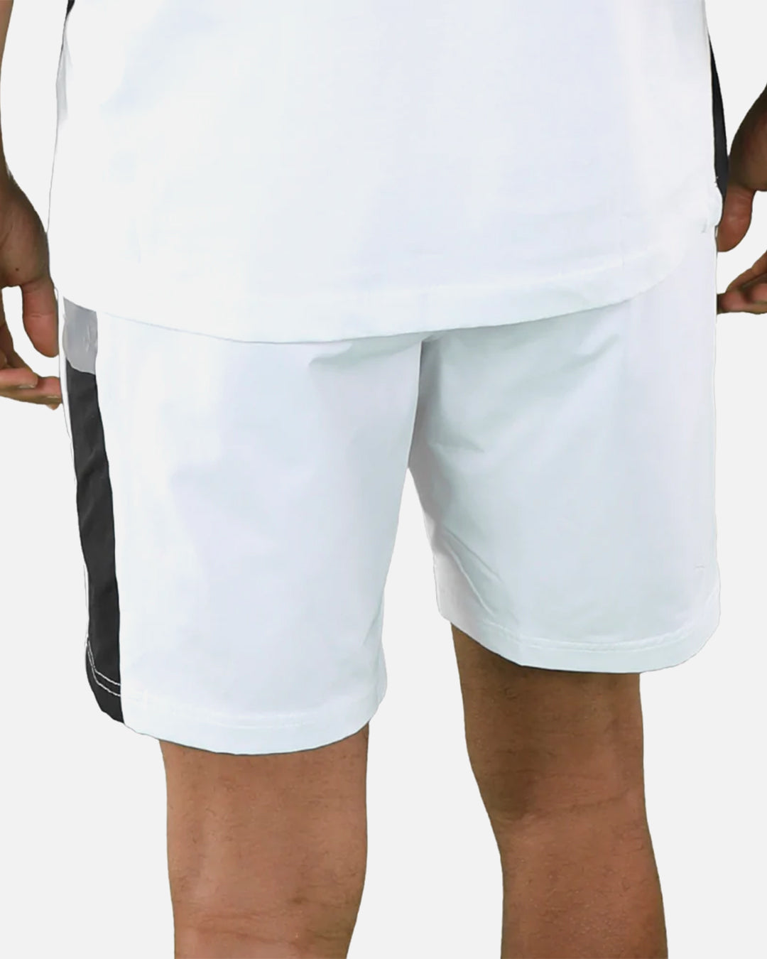 FootkornerShort Sergio Tacchini NANSELMO - Blanc/Gris/Noir