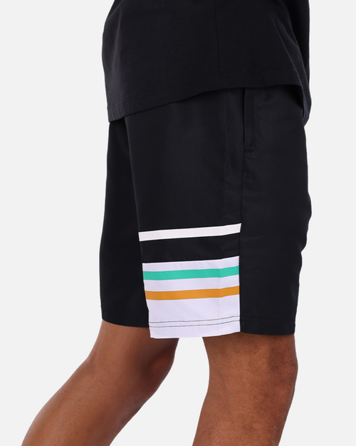 Sergio Tacchini Plug In Shorts - Black/White/Green - Footkorner
