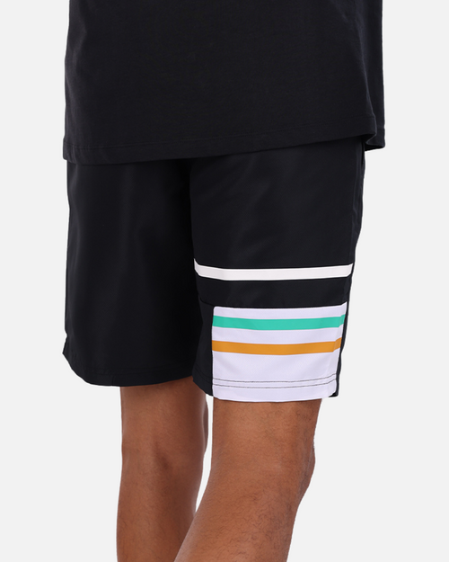 Sergio Tacchini Plug In Shorts - Black/White/Green - Footkorner