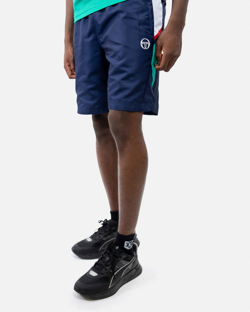 Short Sergio Tacchini Scaleno - Bleu/Blanc/Rouge - Footkorner