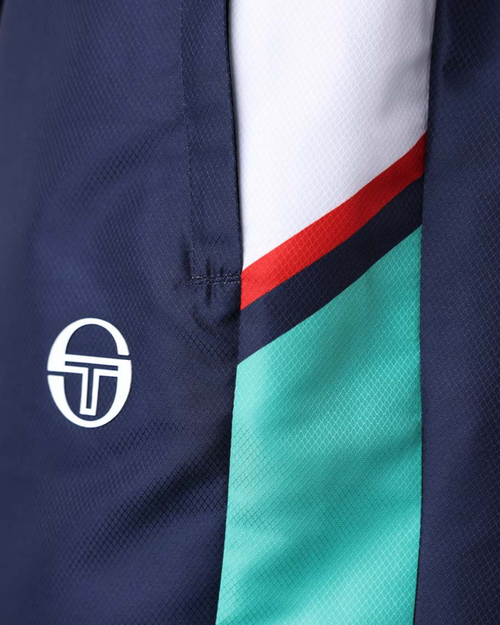 Short Sergio Tacchini Scaleno - Bleu/Blanc/Rouge - Footkorner