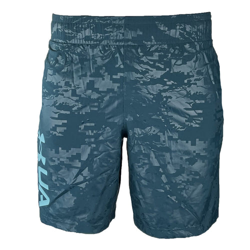 Short Under Armour Emboss - Bleu - Footkorner