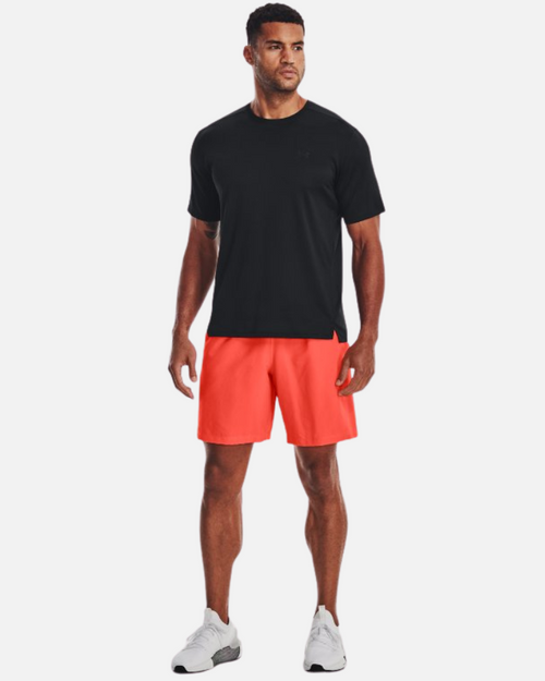 Short Under Armour Woven Graphic - Orange/Noir - Footkorner