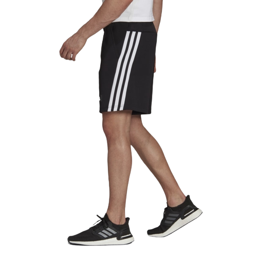 Adidas Sportswear 3 Stripes Shorts - Black/White - Footkorner