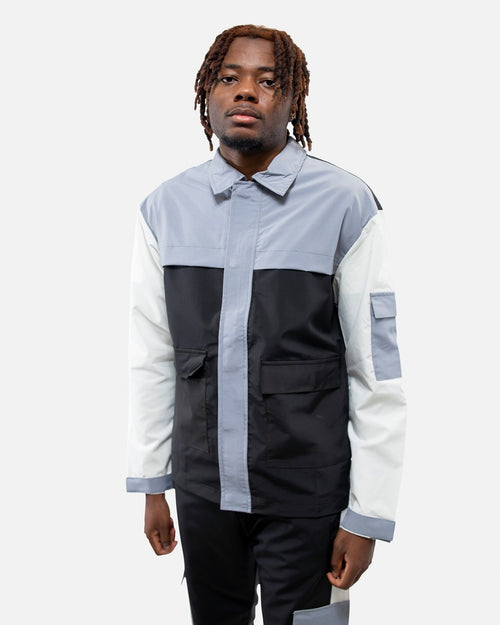 ADJ Tracksuit - White/Black/Grey - Footkorner