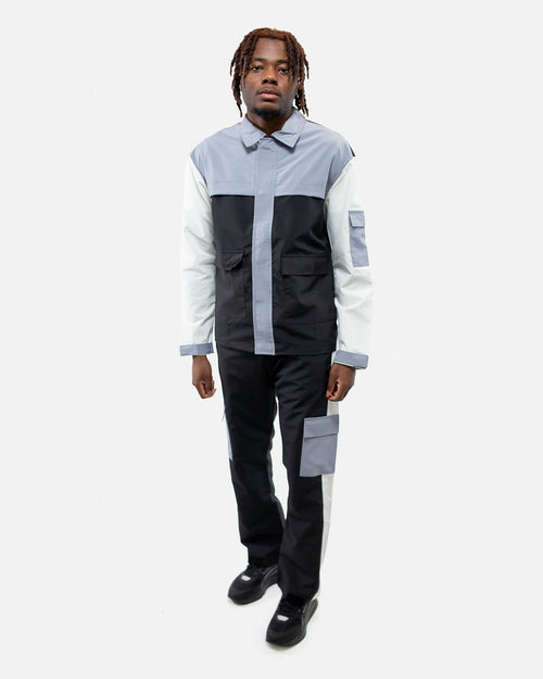 ADJ Tracksuit - White/Black/Grey - Footkorner