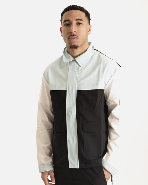 ADJ Tracksuit - Black/White/Green - Footkorner