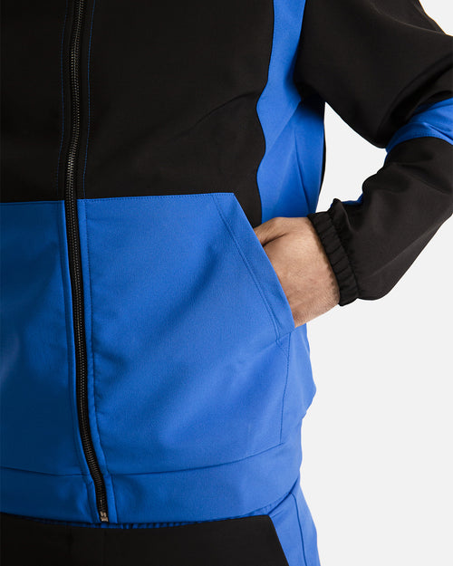 Survêtement ADJ -Noir/Bleu - Footkorner