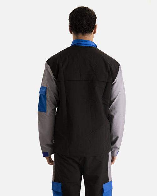 Survêtement ADJ -Noir/Bleu/Gris - Footkorner