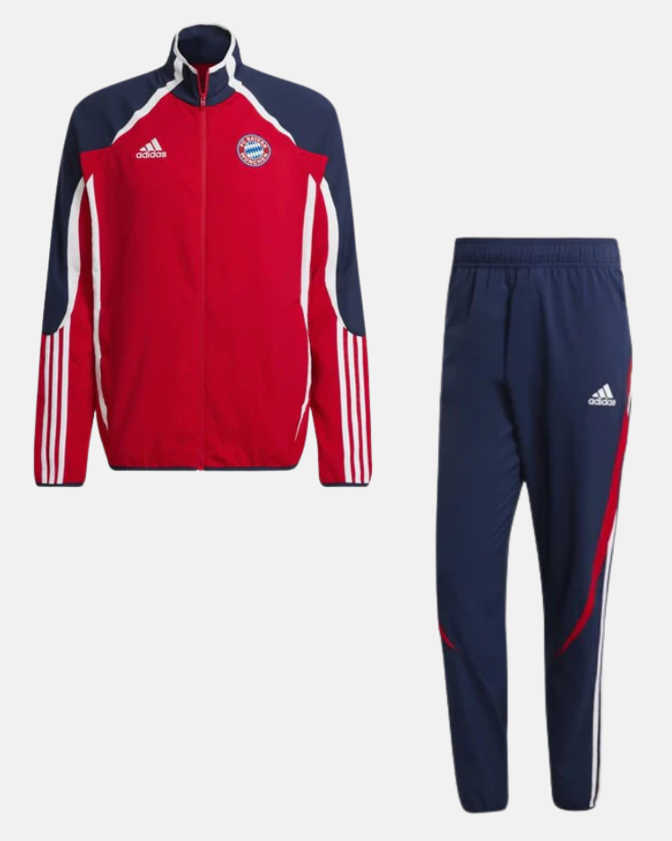 Bayern Munich Teamgeist Tracksuit 2022 - Blue/Red/White