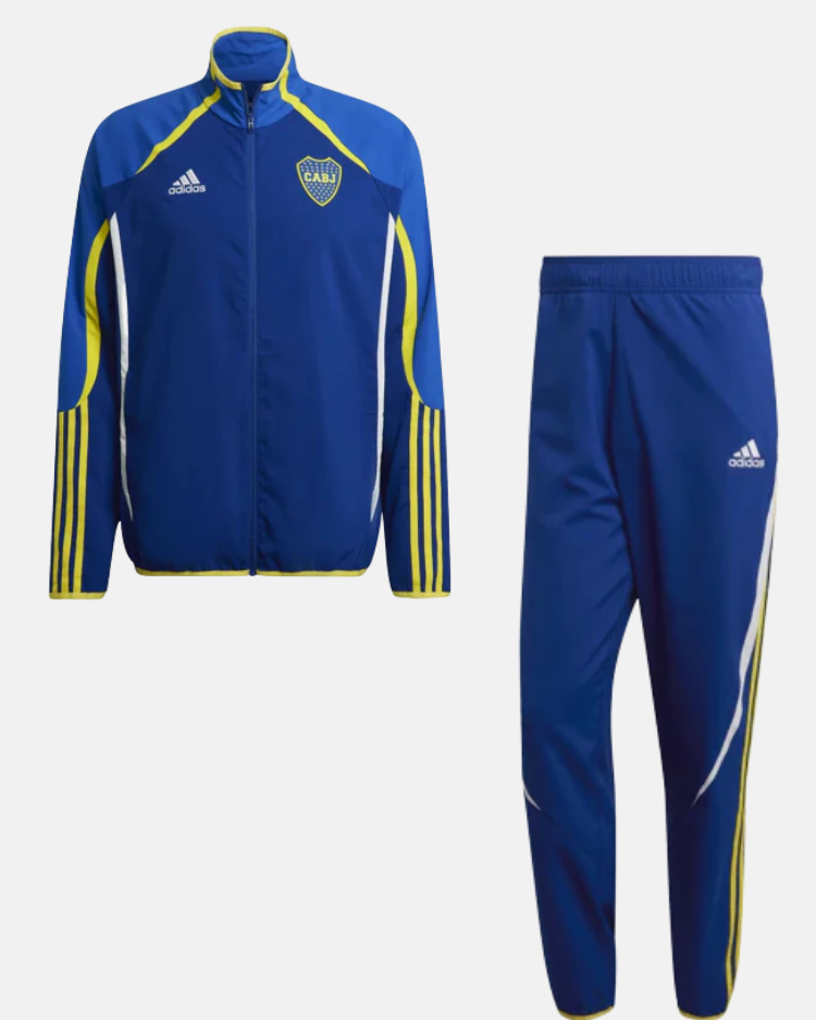 Boca Juniors Teamgeist Tracksuit 2022 - Blue/Yellow
