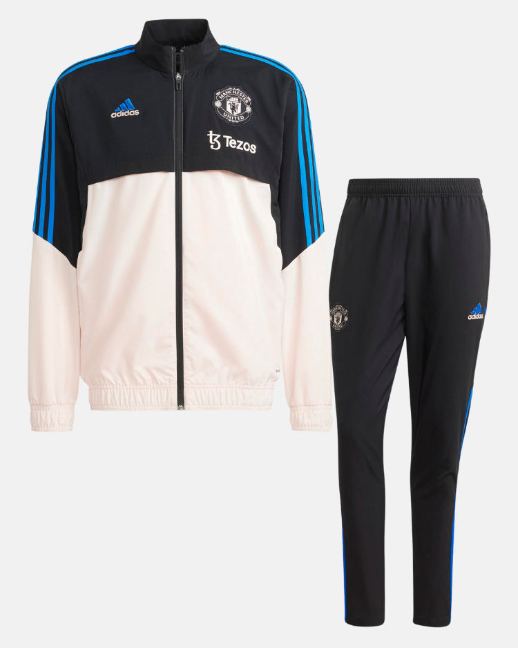 Survêtement Manchester United 2022/2023 - Noir/Bleu/Beige