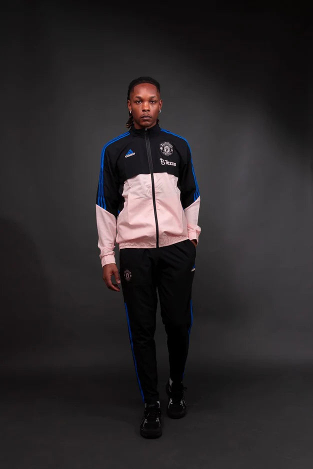 Survêtement Manchester United 2022/2023 - Noir/Bleu/Beige