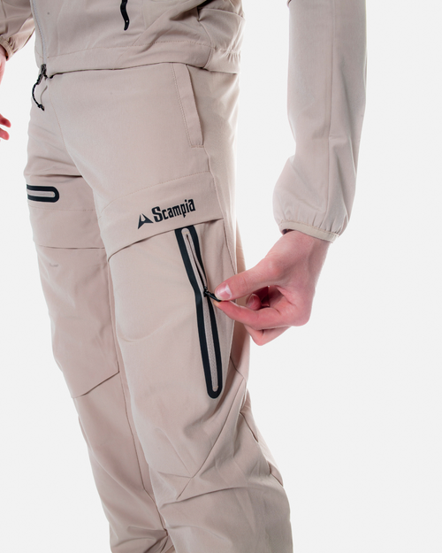 Survêtement Scampia Scalare - Beige/Noir - Footkorner