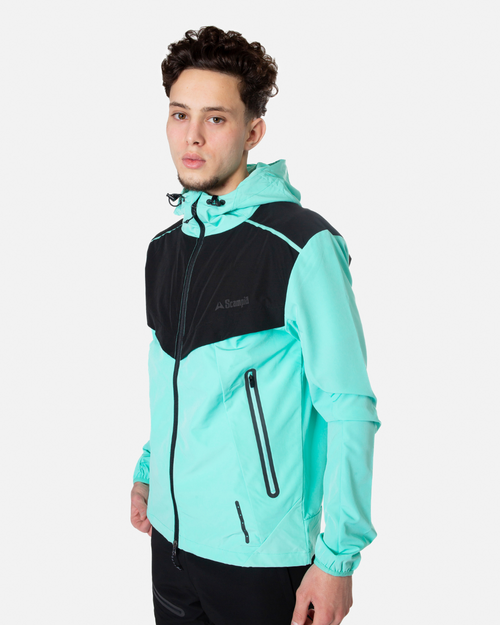 Chándal Scampia Running Scalare - Menta/Negro - Footkorner