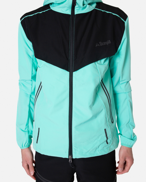 Chándal Scampia Running Scalare - Menta/Negro - Footkorner