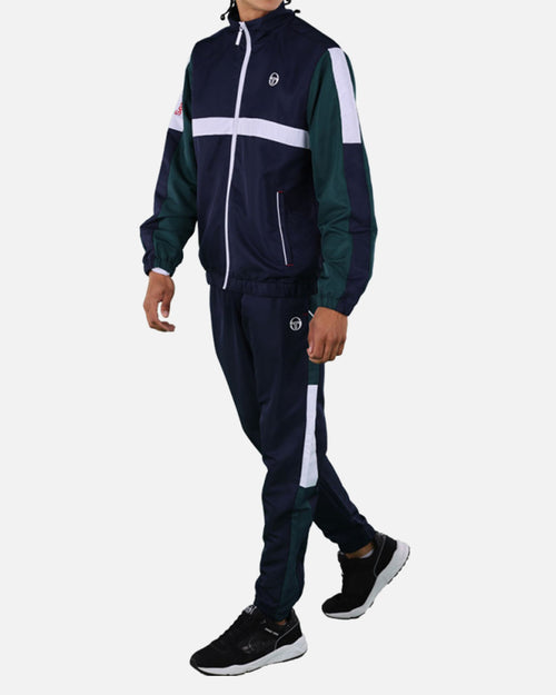 Sergio Tacchini Ginnico Tracksuit - Blue/White/Green - Footkorner