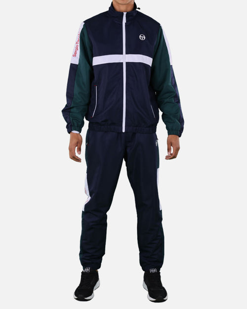 Sergio Tacchini Ginnico Tracksuit - Blue/White/Green - Footkorner