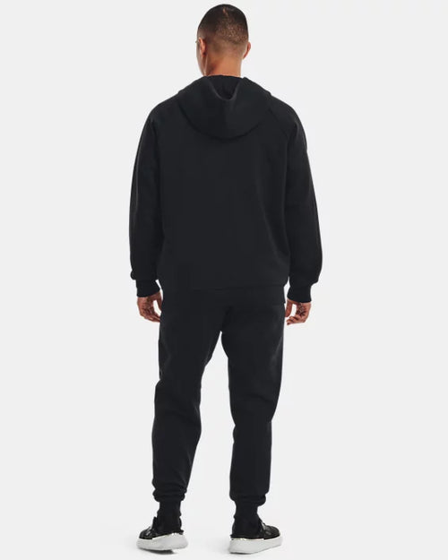 Under Armor Rival Fleece Tracksuit - Black/Red - Footkorner