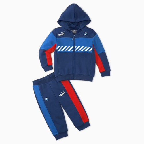Puma BMW Motorsport Baby-Trainingsanzug – Blau/Rot - Footkorner