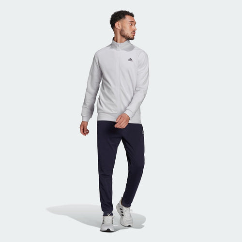Adidas Logo Graphic Tracksuit - Grey/Black - Footkorner