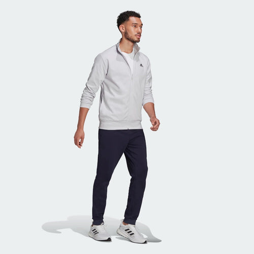 Adidas Logo Graphic Tracksuit - Grey/Black - Footkorner