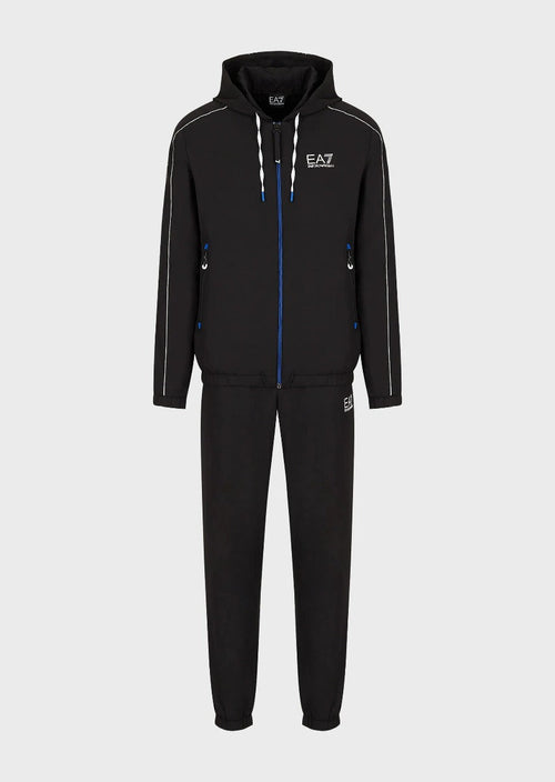 Chándal de atleta EA7 Ventus 7 Dynamic - Negro/Azul - Footkorner