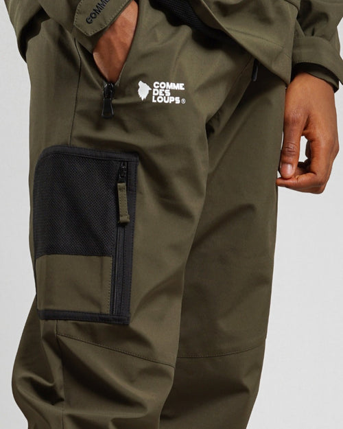 Comme des Loups Harlem 2 Tracksuit - Khaki/Black - Footkorner