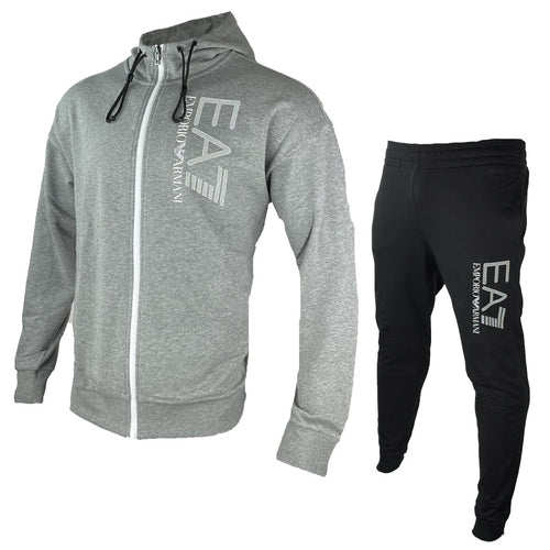 Survêtement Emporio Armani EA7 Train visibility - Gris/Noir - Footkorner