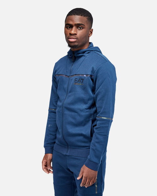 EA7 Tracksuit Hoodie Ventus 7 Tracksuit - Blue - Footkorner