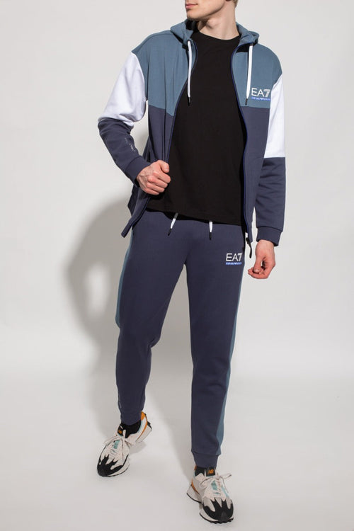 Chándal EA7 Ventus 7 Dynamic Athlete - Azul/Blanco - Footkorner