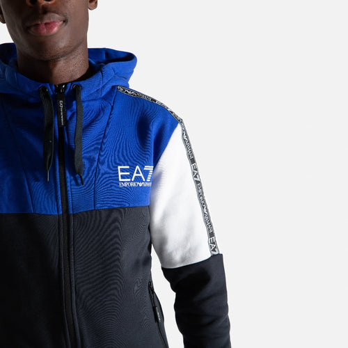 EA7 Ventus 7 Dynamic Athleten-Trainingsanzug – Blau/Weiß/Schwarz - Footkorner